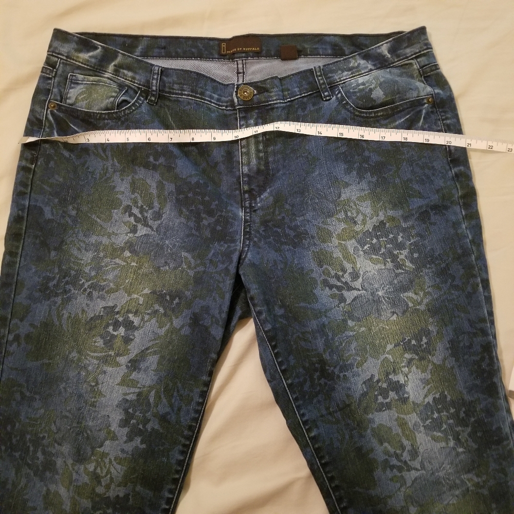 Floral Print Jeans. i jeans By Buffalo Sz 14 Denim. Womens. - Picture 6 of 16